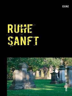 cover image of Ruhe sanft